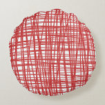 Red and white pattern pillow<br><div class="desc">Red and white pattern pillow</div>
