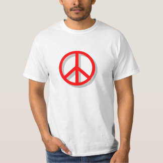 Red and White Peace T-Shirt