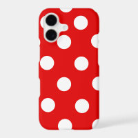 Red and White Polka Dot