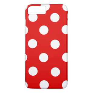 Red and White Polka Dot iPhone 8 Plus/7 Plus Case