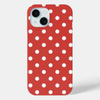 Red and White Polka Dot Pattern