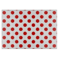 Red and white polka dots