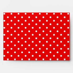 Red and White Polka Dots Envelopes