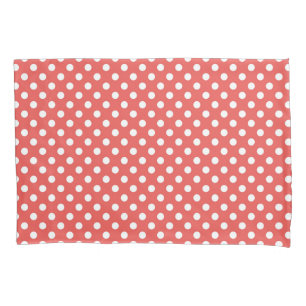 Red and White Polka Dots Pillowcase