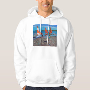 Red and White Sails Abersoch Hoodie