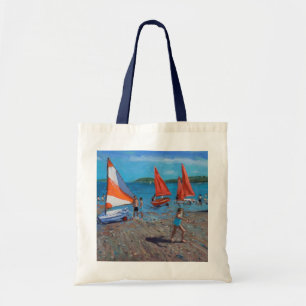 Red and White Sails Abersoch Tote Bag