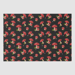 Red and White Spotted Mushroom Tissue Paper