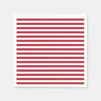 Red and White Stripe Napkins