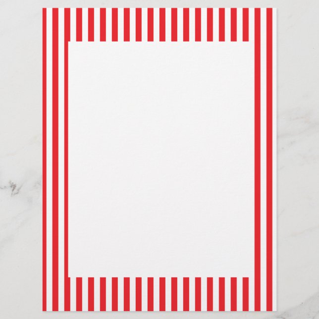 Red and White Stripes Pattern (Front)