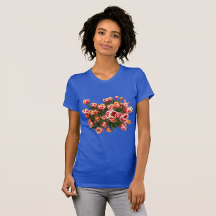 Red and White Tulips App. Womens T-Shirt