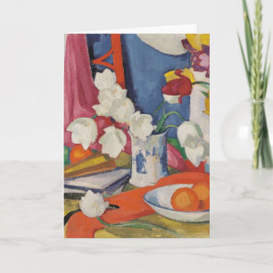 Red and White Tulips   Samuel John Peploe Card