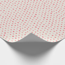 Red and White Watercolor Polka Dots Holiday