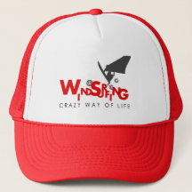 Red and white Windsurfing Hat