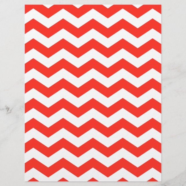 Red and White Zig Zag (Front)