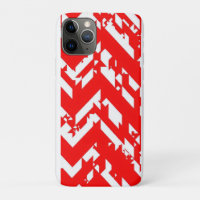 Red and white zigzag patterns