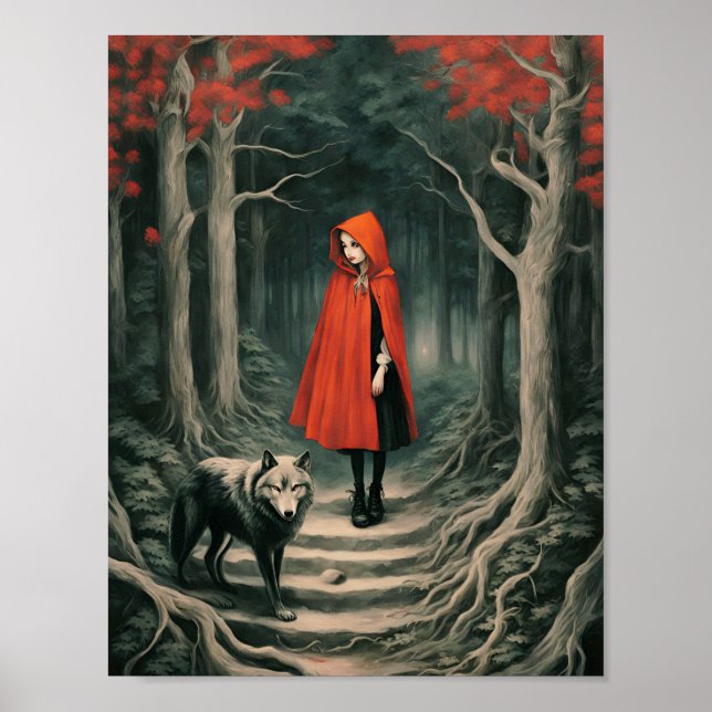 Red and Wolf Poster (Front)