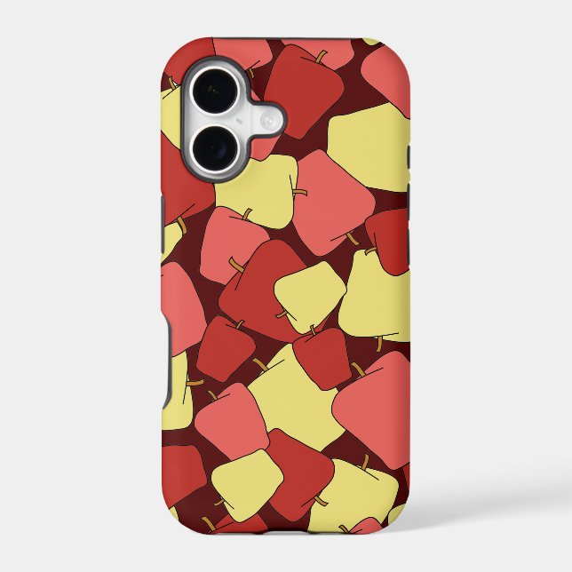Red and Yellow Apples Pattern  (Back)