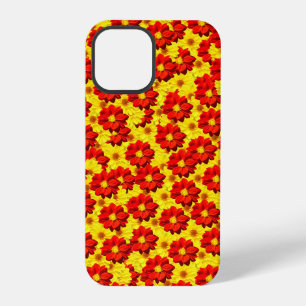 Red and yellow dahlia flowers iPhone 12 pro case