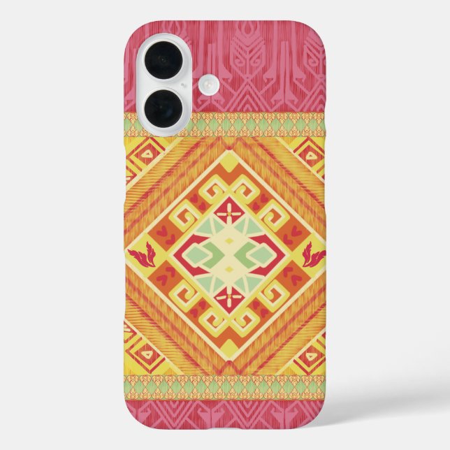 Red and Yellow Feathers Case-Mate iPhone Case (Back)