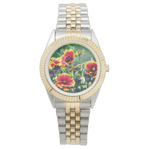 Red And Yellow Gaillardia Blanket Flower Watch