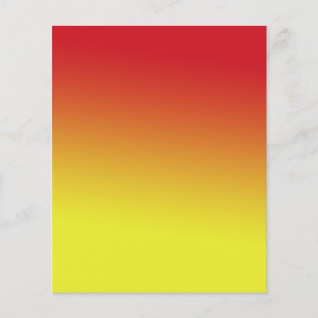 Red and Yellow Gradient Paper (Front)