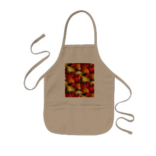 Red and Yellow Peppers Kids Apron