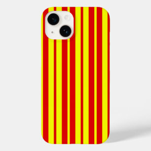 Red and Yellow Stripes Design Case-Mate iPhone 14 Case