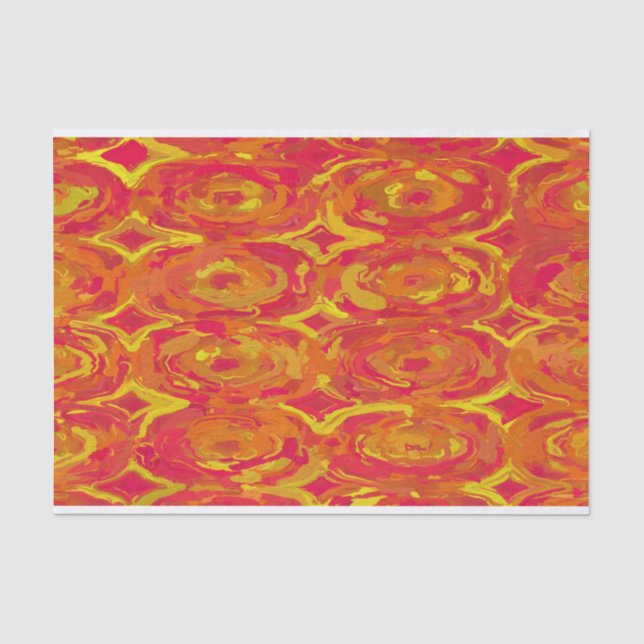 Red and Yellow Tissue Paper (Front)