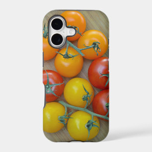 Red and yellow tomatoes print