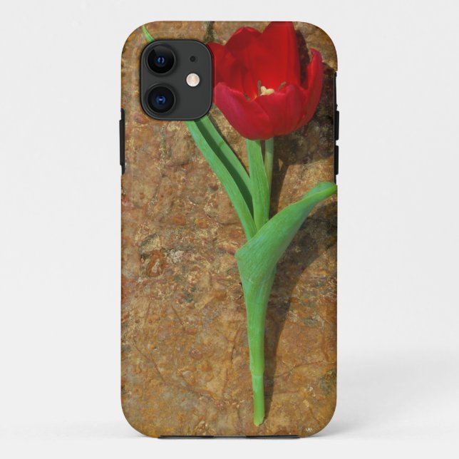 Red and Yellow Tulip Case-Mate iPhone Case (Back)