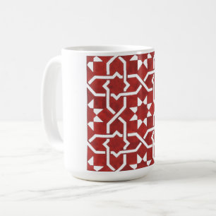 Red Andalusian mosaic SEVILLE Coffee Mug