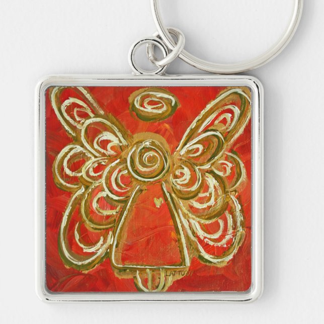 Red Angel Keychain (Front)