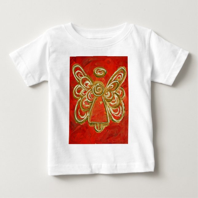 Red Angel T-shirt (Image on Both Sides) (Front)