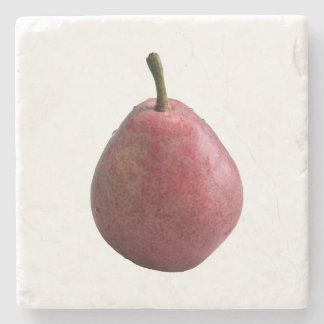 Red Anjou Pear Stone Coaster