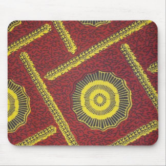Red Ankara Mouse Pad