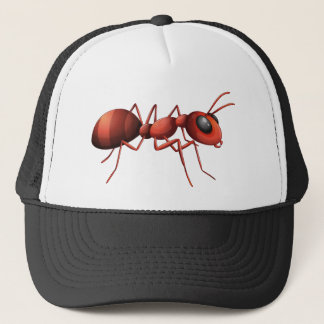 Red ant design trucker hat