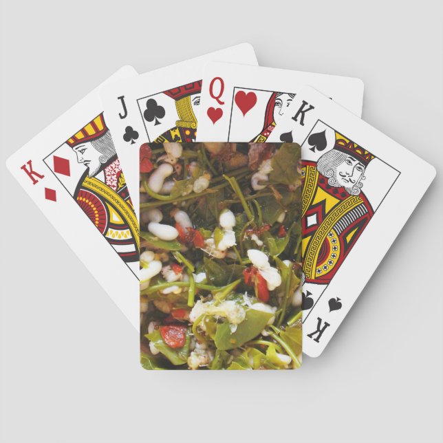 Red Ant Egg Salad ... Thai Street Food Playing Cards (Back)