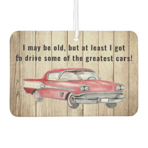 Red Antique Pontiac - Drive Some Great Cars Car Air Freshener