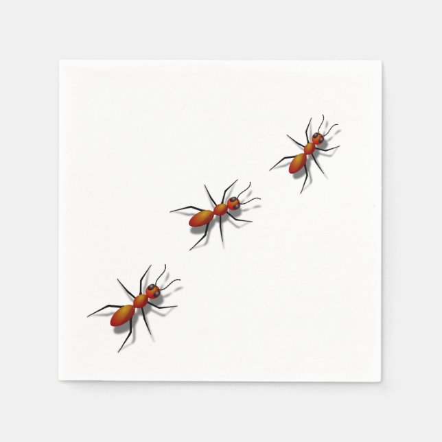 Red Ants at Your Picnic Napkin (Front)
