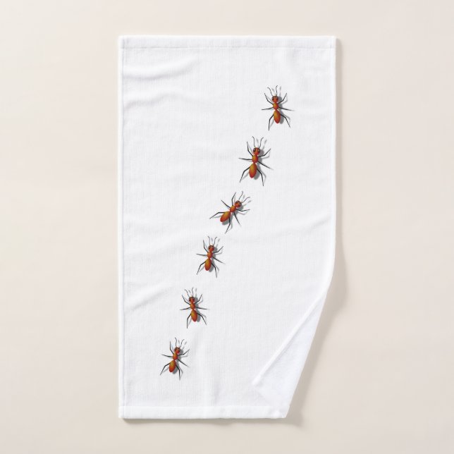 Red Ants Crawling In Your Home Hand Towel (Hand Towel)