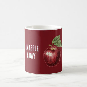 Red Apple A Day Coffee Mug