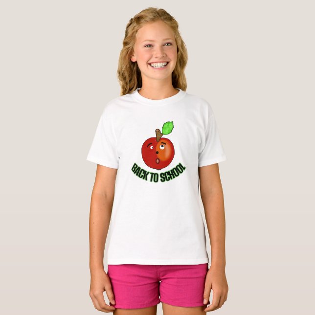 Red apple back to school T-Shirt (Front Full)