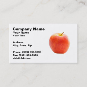 Red Apple Business Card