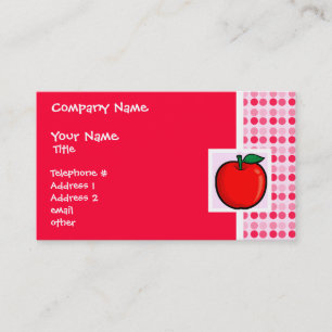 Red Apple Business Card