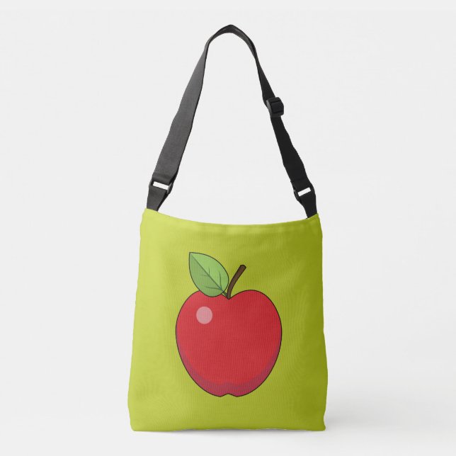 Red Apple Crossbody Bag (Front)