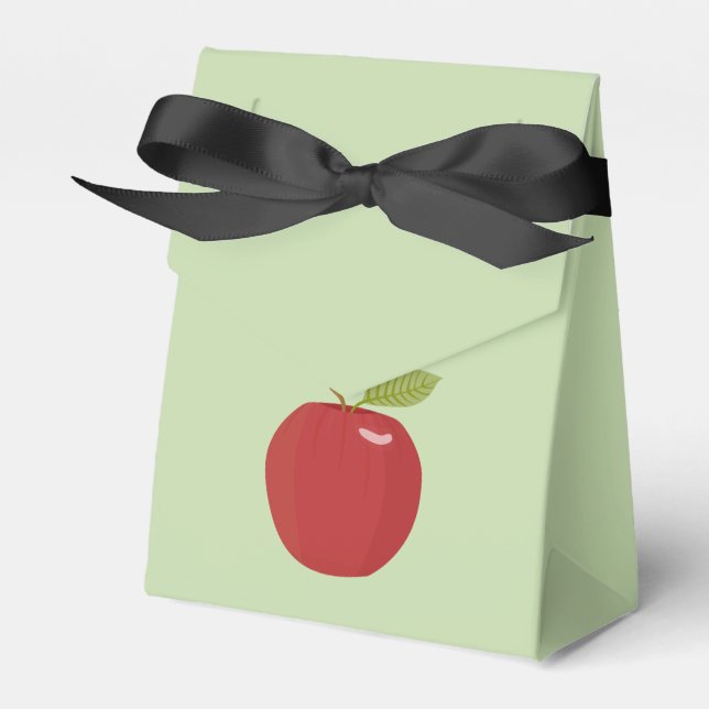 red apple favour box (Front Side)