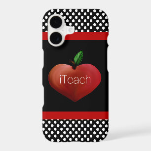 Red Apple Heart Teacher's