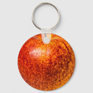 Red apple key ring