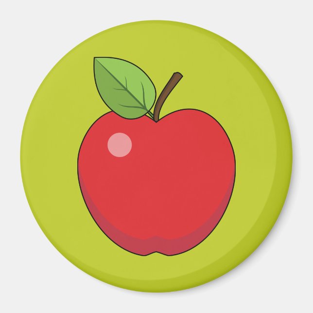 Red Apple Magnet (Front)