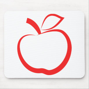 Red Apple Mouse Mat